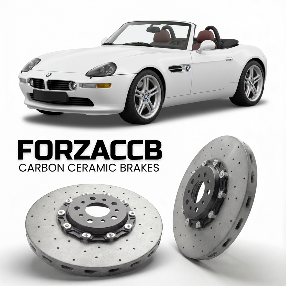 Carbon Ceramic Brake Rotors for BMW Z8 Roadster E52 (2000-2003) | CCB OEM Replacement / Conversion Upgrade Kit