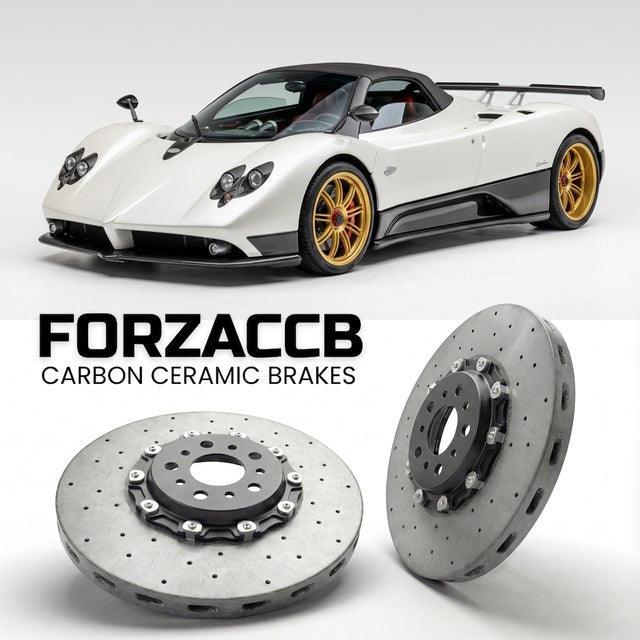 Carbon Ceramic Brake Rotors for Pagani Zonda Roadster F (2006-2007) | CCB OEM Replacement / Conversion Upgrade Kit