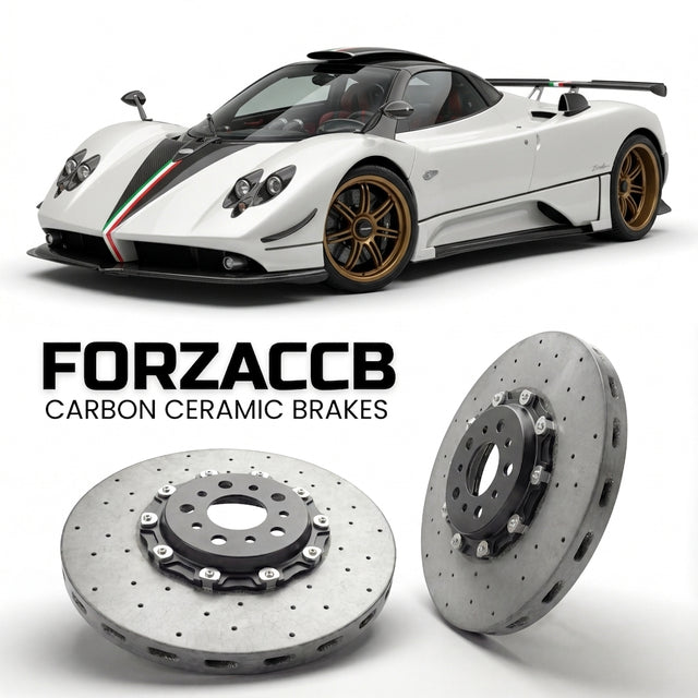 Carbon Ceramic Brake Rotors for Pagani Zonda Cinque Roadster (2008-2009) | CCB OEM Replacement / Conversion Upgrade Kit